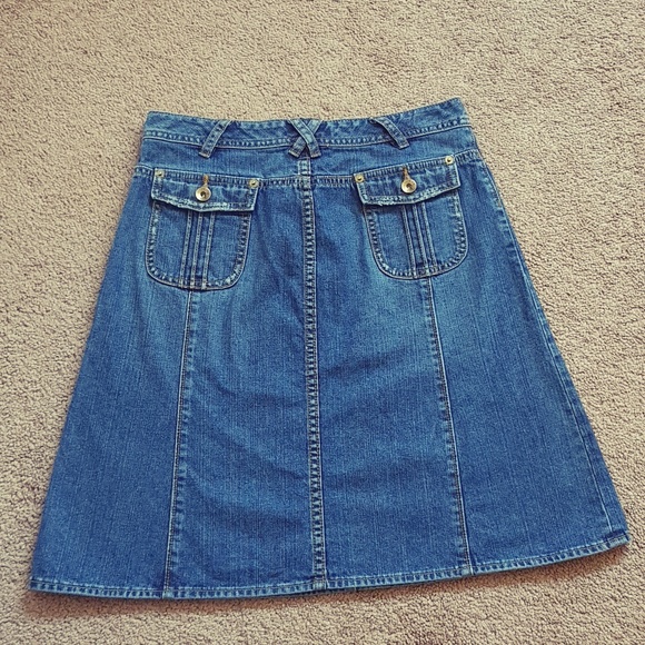 Banana Republic Jean Skirt - Picture 2 of 8